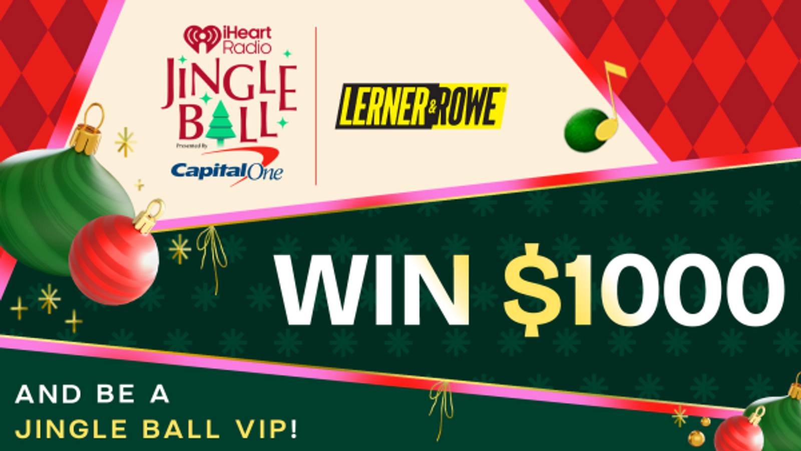 Listen To Win $1,000 & Be A Jingle Ball VIP