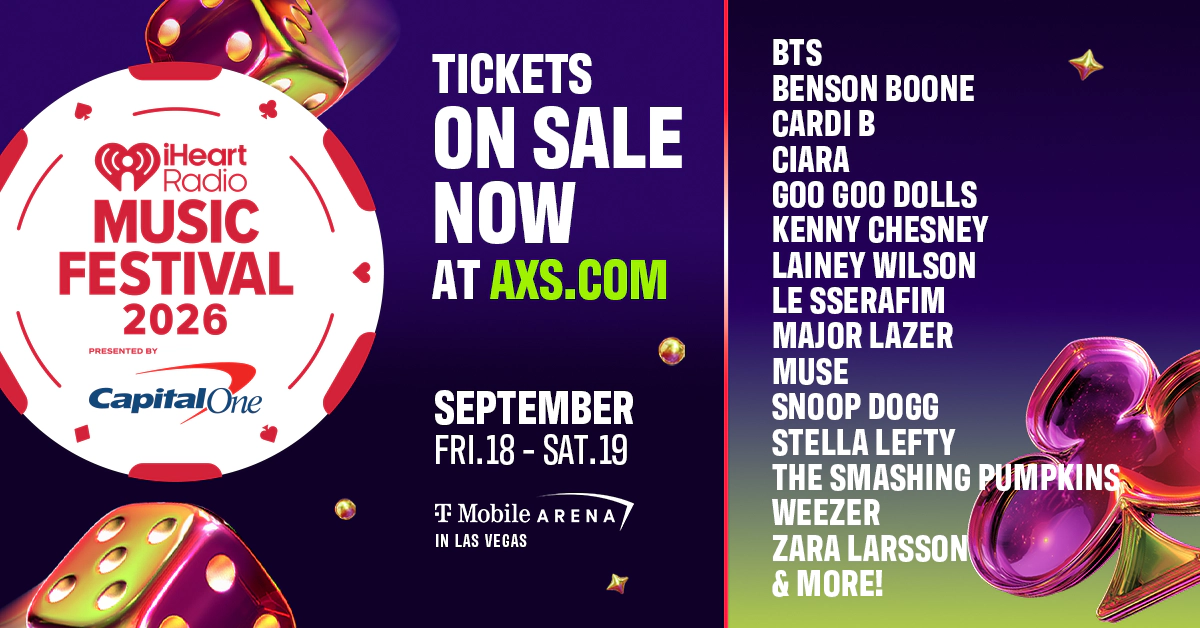 Enter to Win Tickets to the 2026 iHeartRadio Music Festival!