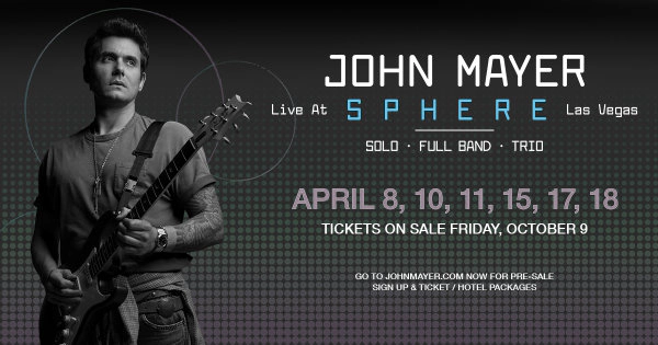 Enter to Win Tickets to John Mayer!