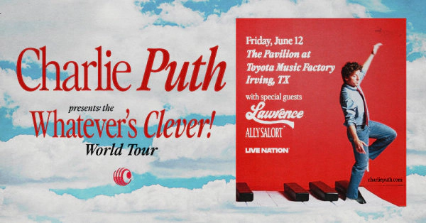 Win Charlie Puth Tickets!