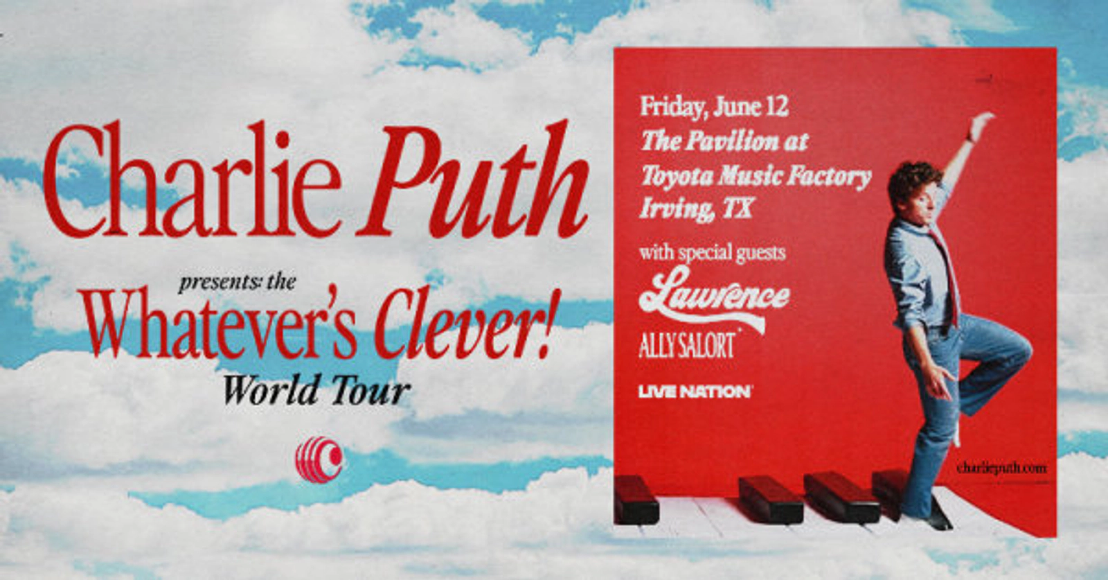 Win Charlie Puth Tickets!