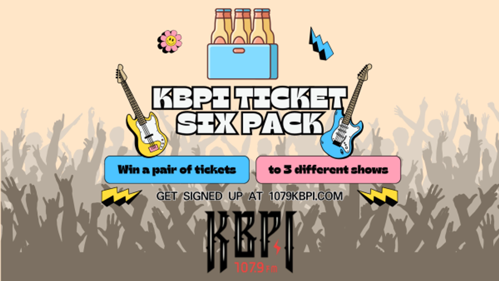 Sign Up For The KBPI Ticket Six Pack!