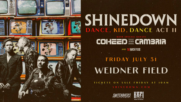 Enter To Win Shinedown and Coheed & Cambria Tickets!