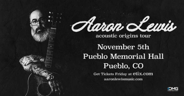Enter To Win Aaron Lewis Tickets!