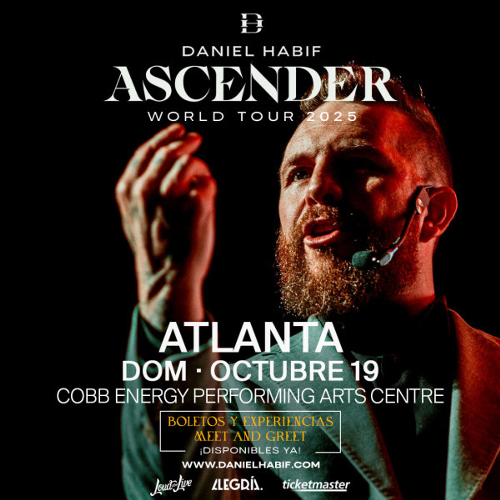 ¡Gana entradas para ver a Daniel Habif en el Cobb Energy Performing Arts Centre!