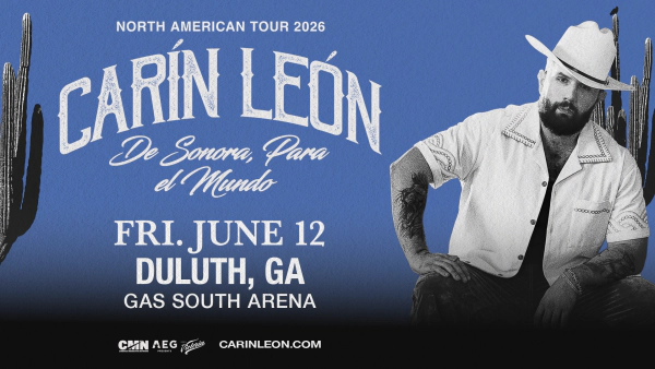 ¡Gana entradas para Carin Leon en el Gas South Arena!