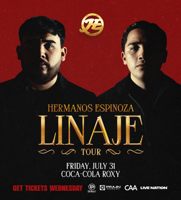 ¡Mira a Hemanos Espinoza en la "Linaje Tour" en Coca-Cola Roxy!