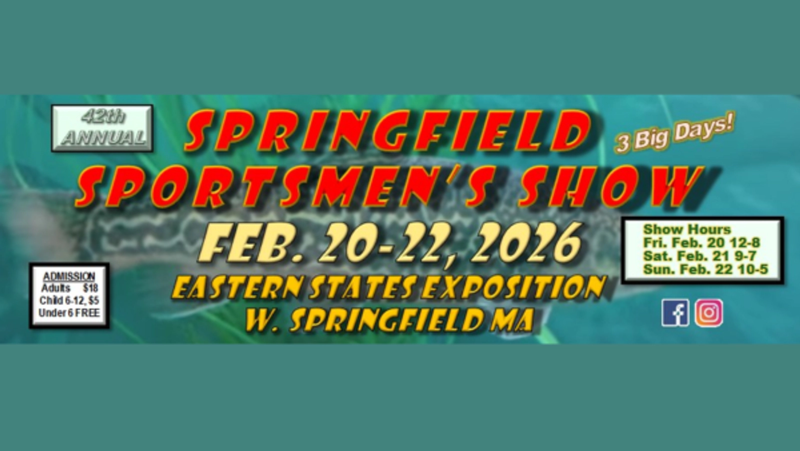 Win a four pack of tickets to The Springfield Sportsmen's Show