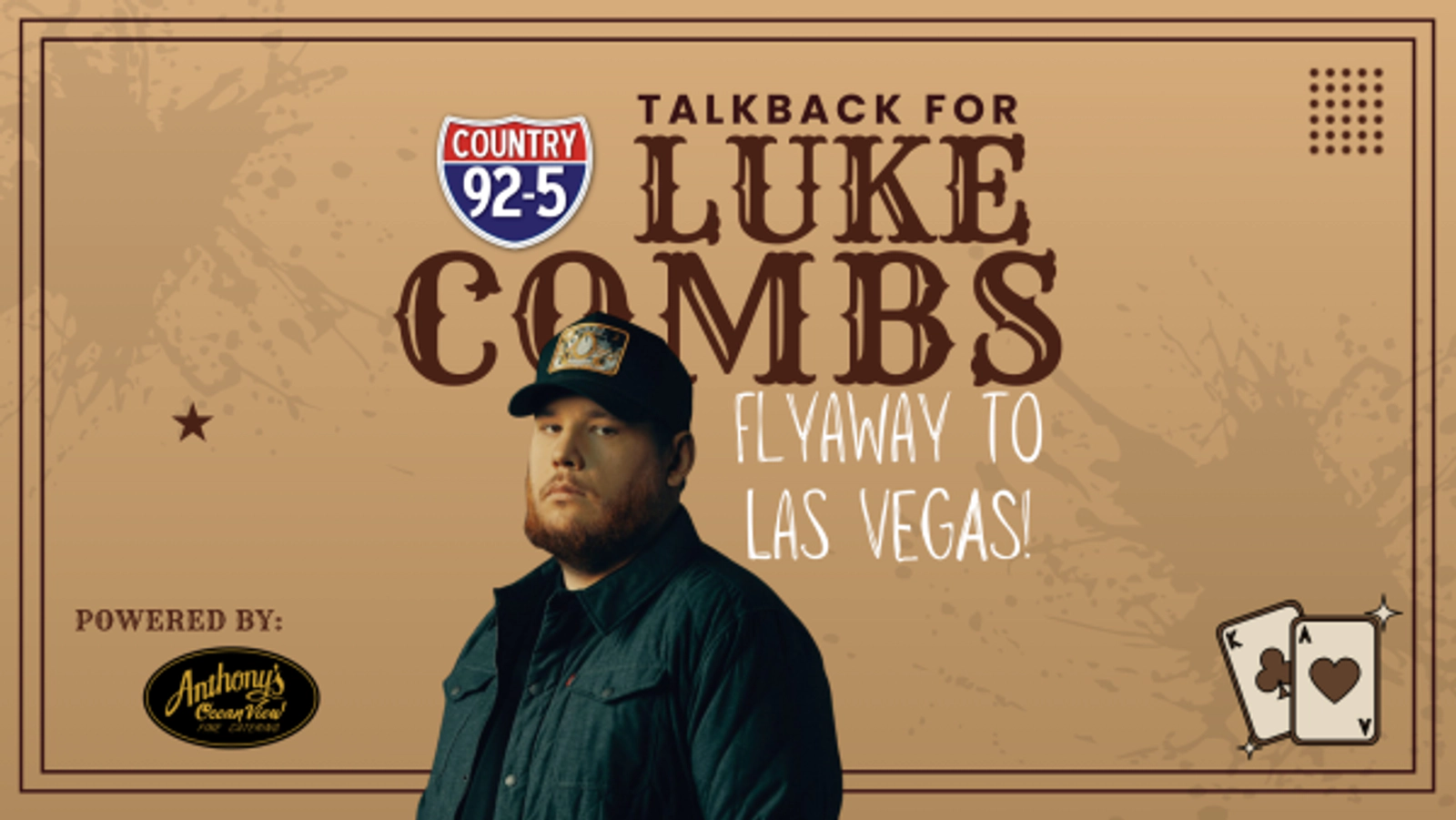 Country 92-5's Talkback for Luke Combs Tickets!