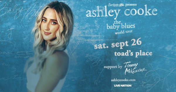 Win tickets to see Ashley Cooke at Toad's Place!