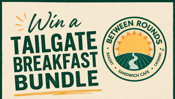 Win a tailgate breakfast bundle from Between Rounds!