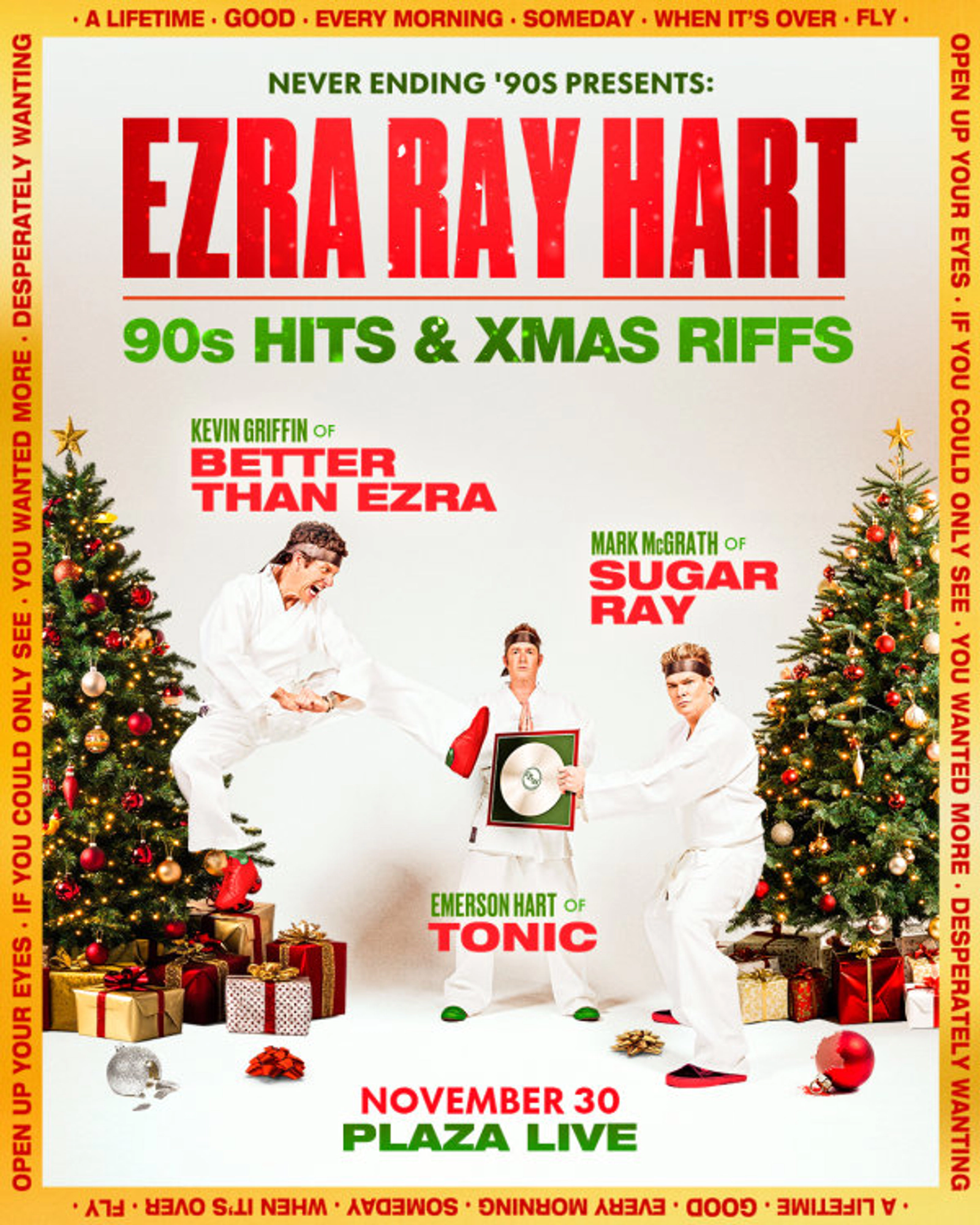 101.1 WJRR Presents Ezra Ray Hart - 90s Hits & Xmas Riffs 11/30/25