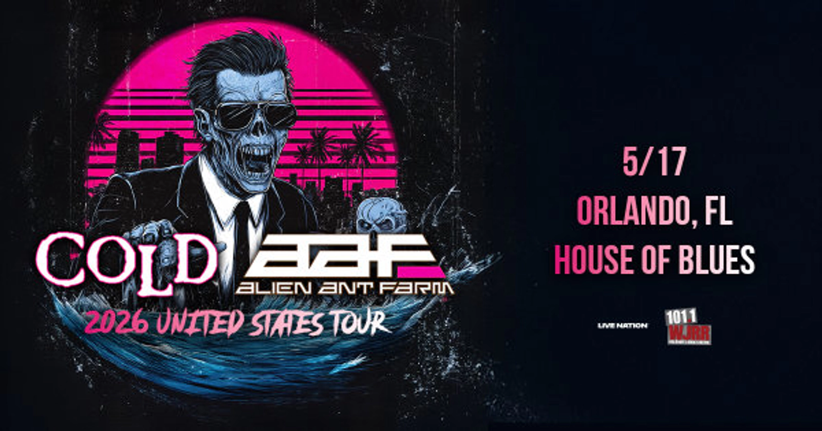 101.1 WJRR Presents Cold & Alien Ant Farm 5/17/26