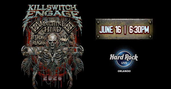 101.1 WJRR Presents Killswitch Engage at Hard Rock Live Orlando 6/16/26