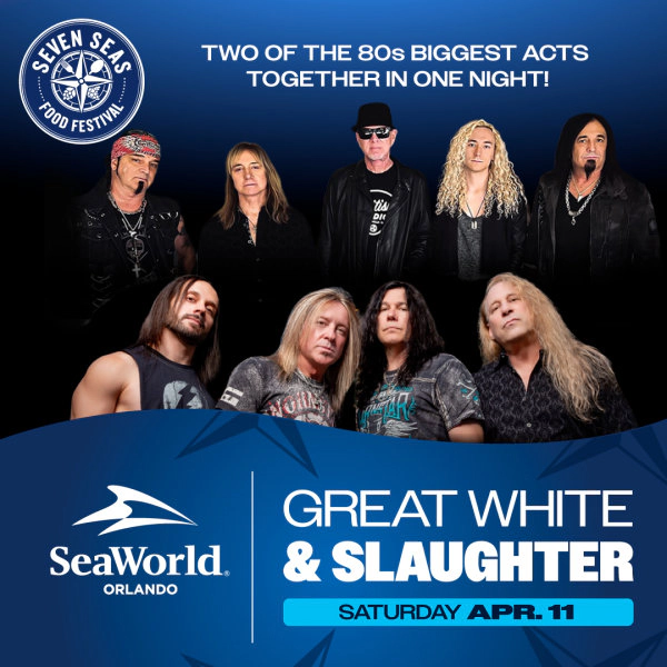 Great White & Slaughter at SeaWorld’s Seven Seas Food Festival