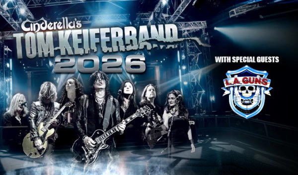 Cinderella's Tom Keifer at Peabody Auditorium 6/13/26