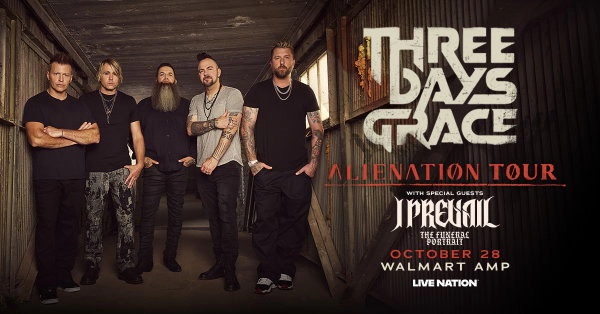 Win Three Days Grace Tickets!