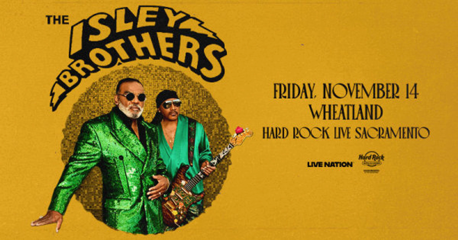 ENTER FOR A CHANCE TO WIN TICKETS TO THE ISLEY BROTHERS ON NOVEMBER 14TH AT THE HARD ROCK LIVE!!