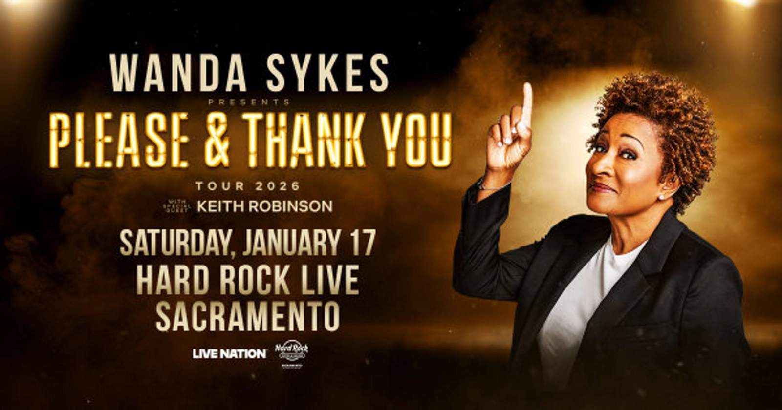 Enter for a chance to win tickets to Wanda Sykes Please and Thank You Tour!!