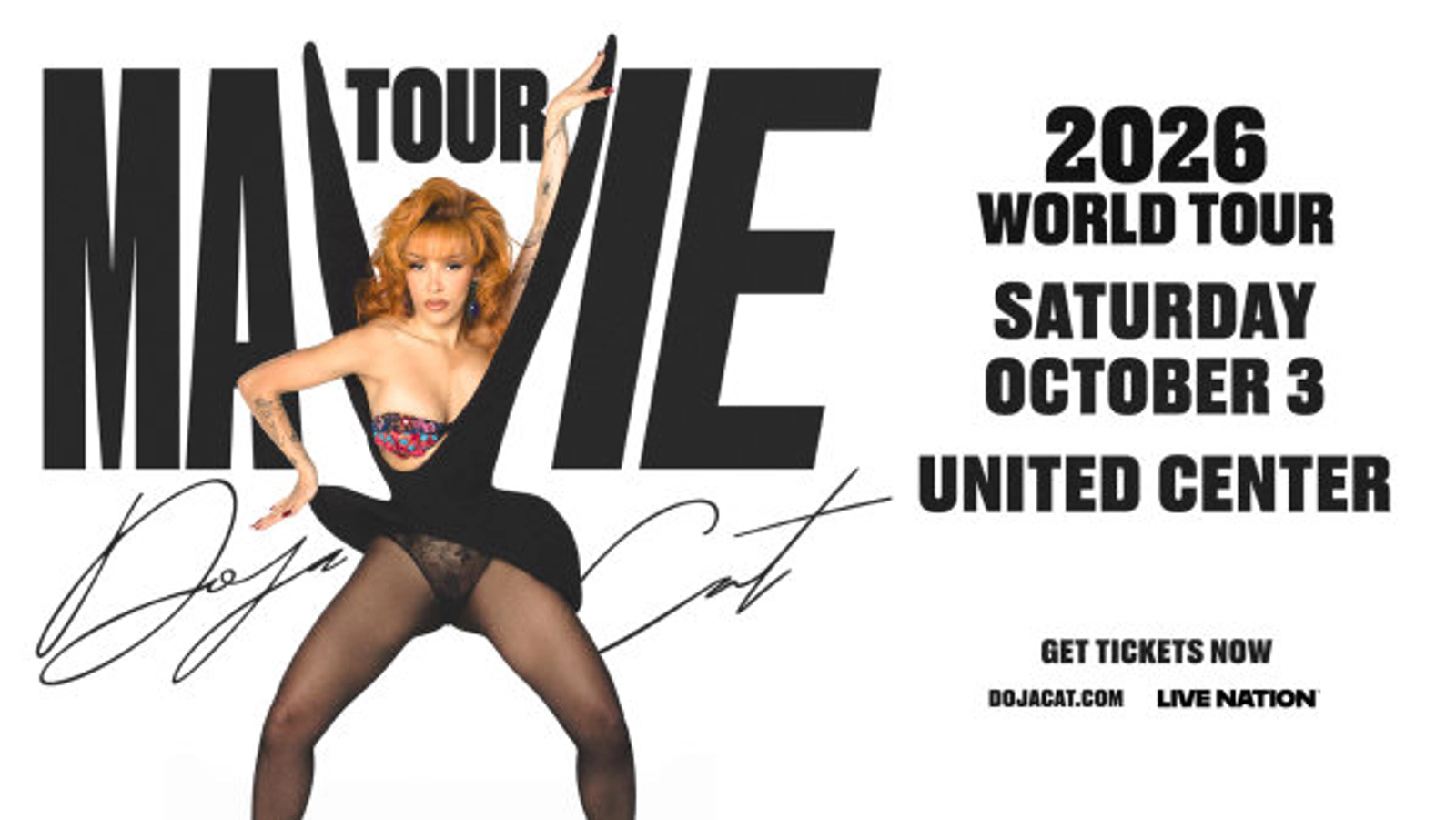 Win Tickets To Doja Cat - Tour Ma Vie World Tour