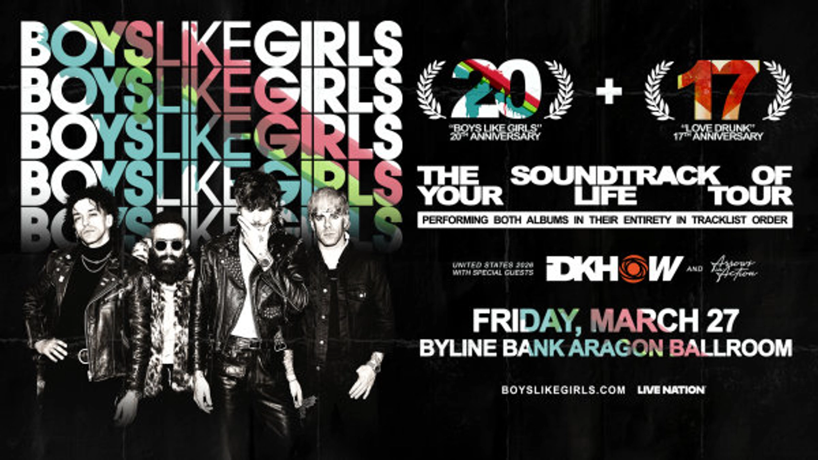 Win Tickets To BOYS LIKE GIRLS - The Soundtrack Of Your Life Tour