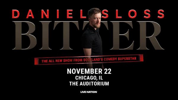 Win Tickets To Daniel Sloss: BITTER (Brand New Tour!)