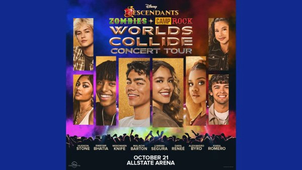 Win Tickets To Disney Descendants, Zombies & Camp Rock: Worlds Collide Concert Tour at Allstate Arena
