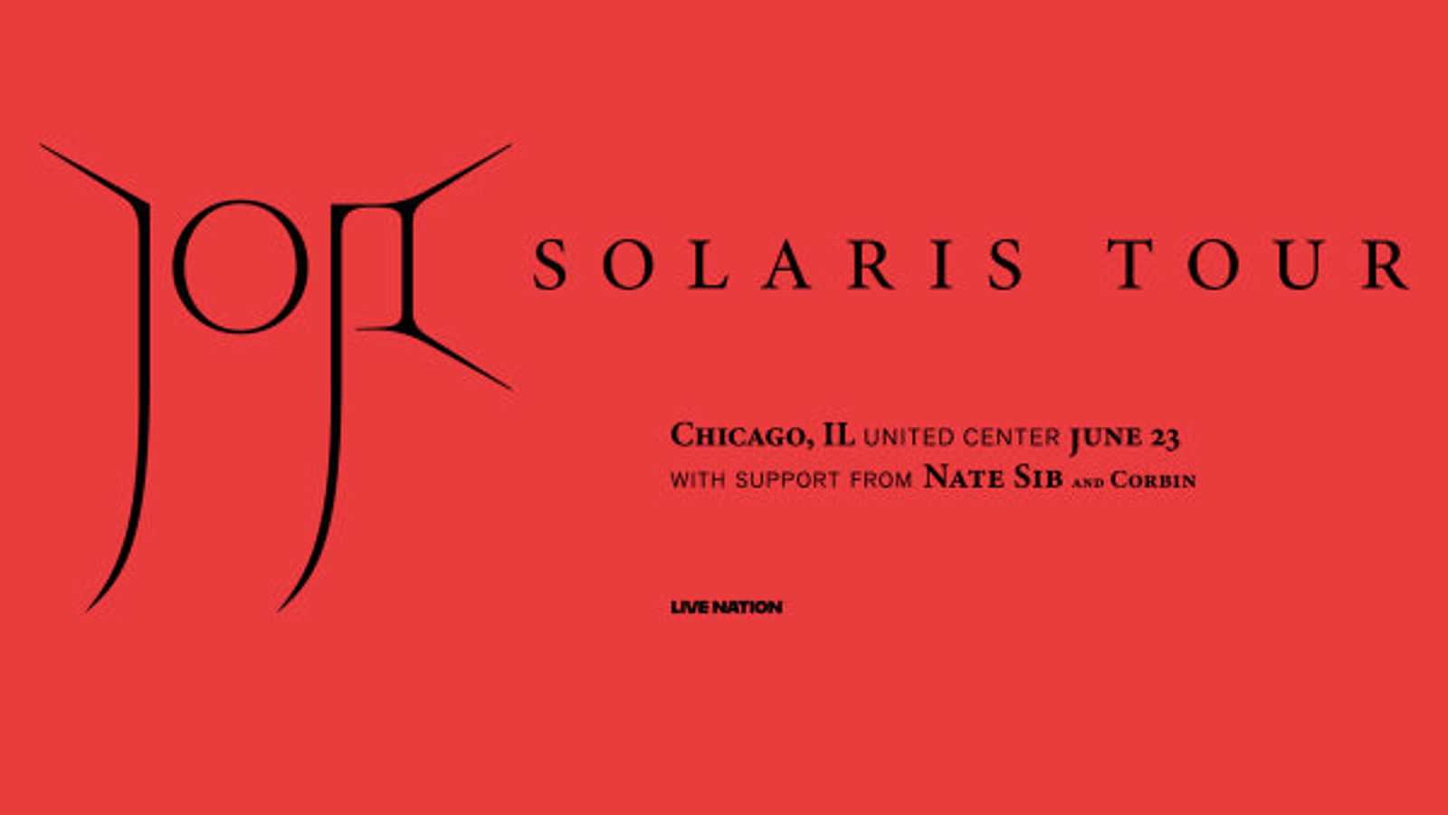 Win Tickets To JOJI: SOLARIS
