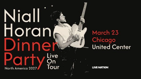 Win Tickets To Niall Horan: Dinner Party Live On Tour