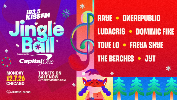 Win Tickets To 103.5 KISS FM JINGLE BALL presented by Capital One