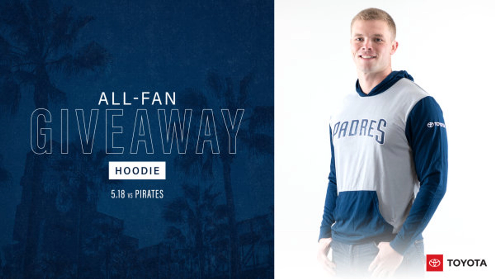    Padres All-Fan Giveaway: Hoodie - Thumbnail Image