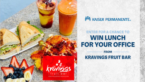 Win a healthy lunch for your office!