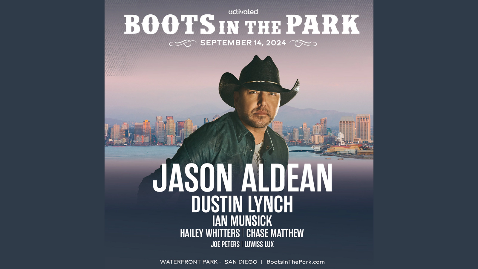 Win Tickets to see Jason Aldean at Boots In The Park Channel 933