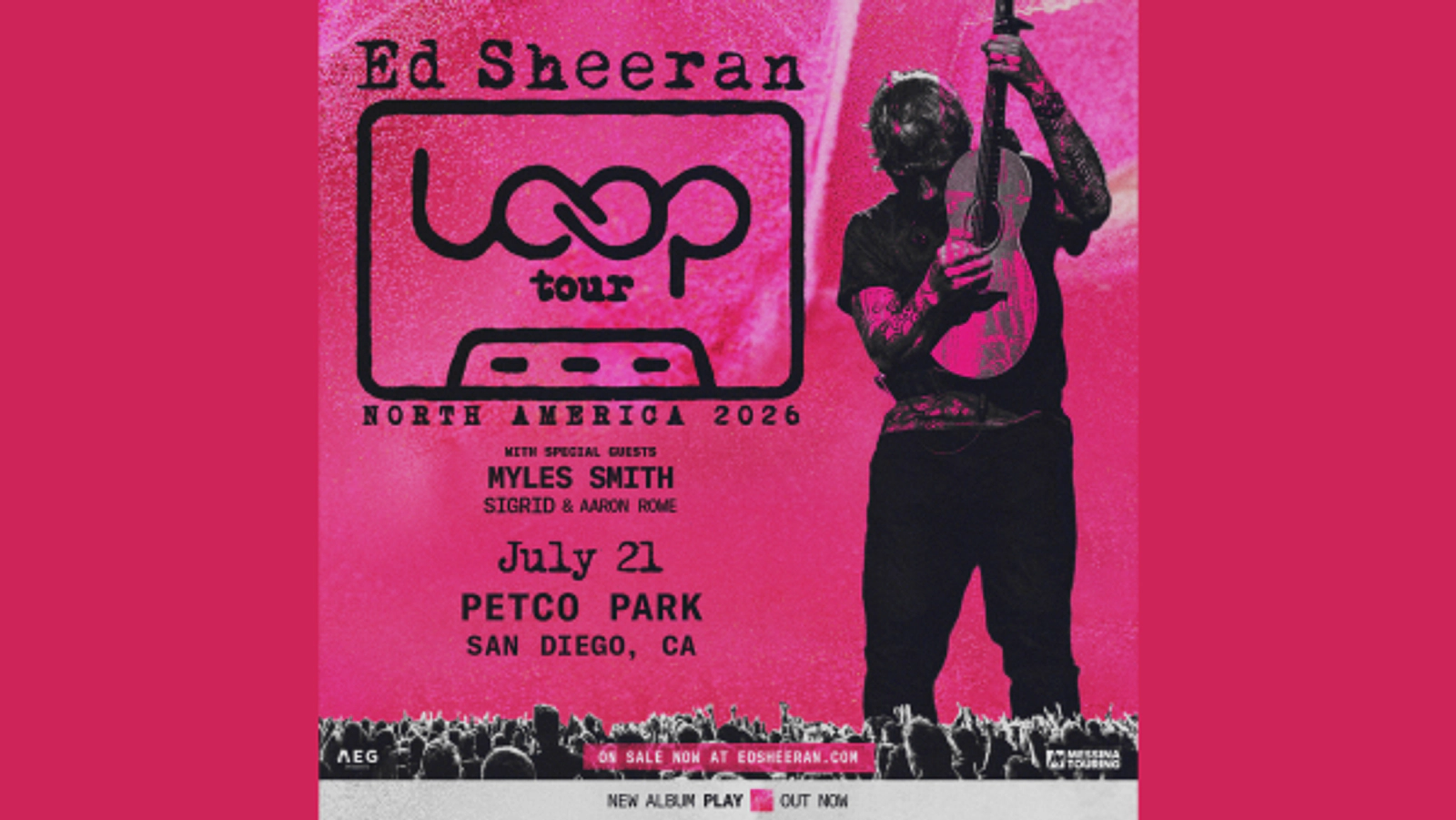 Win Tickets to see ED SHEERAN