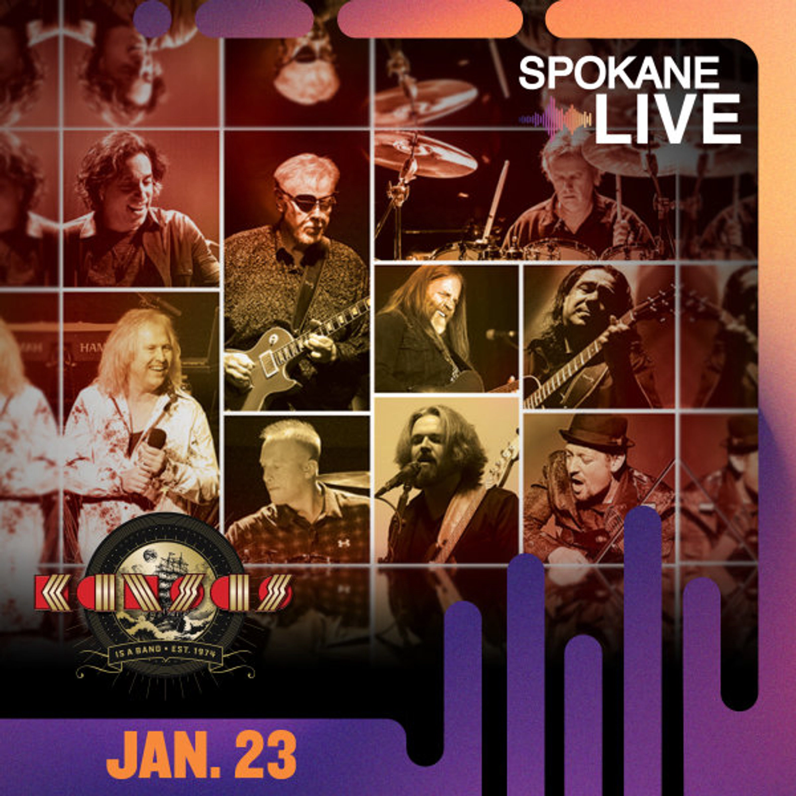 Kansas Performing at Spokane Live at STRC