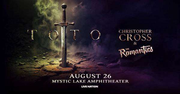 Win 2 tickets to see TOTO at Mystic Lake Amphitheater on Aug 26th
