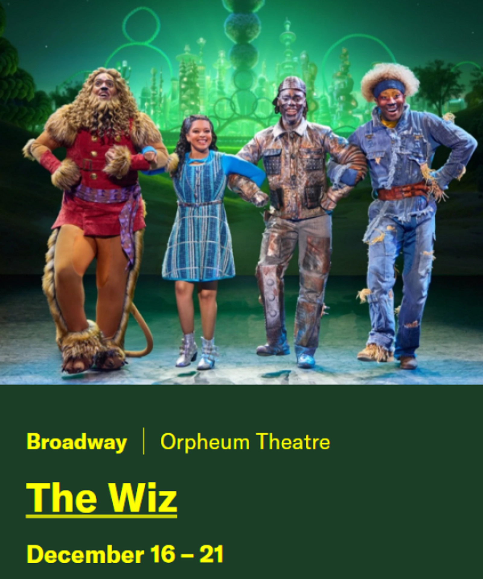 KOOL Christmas Stocking Stuffers: Win tickets to see The Wiz