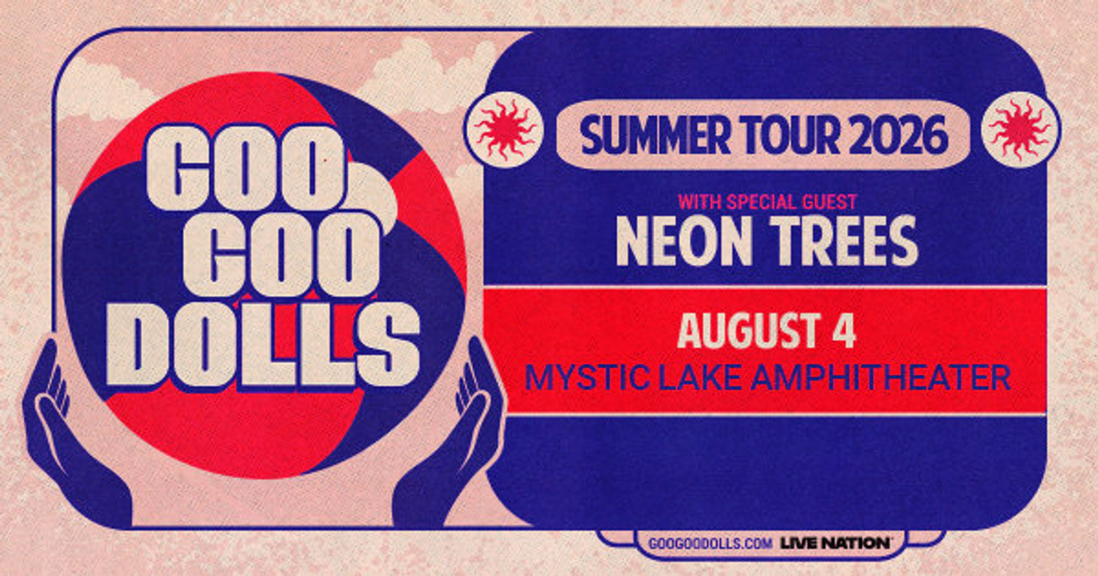 Win 2 tickets to see Goo Goo Dolls on Aug 4th