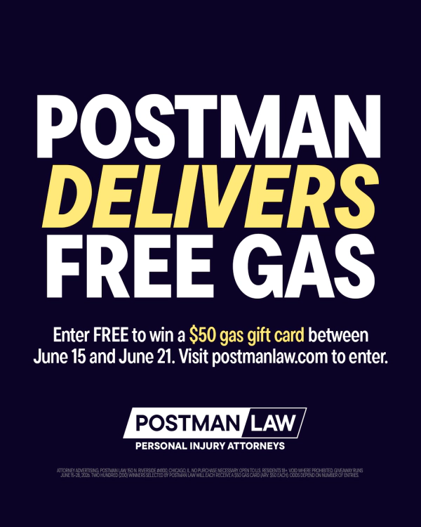Win a $50 Gas Card - Thanks to Postman Law