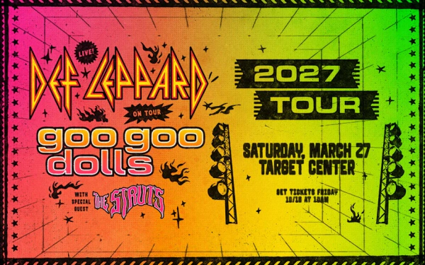 Win 2 tickets to see Def Leopard at Target Center on March 27
