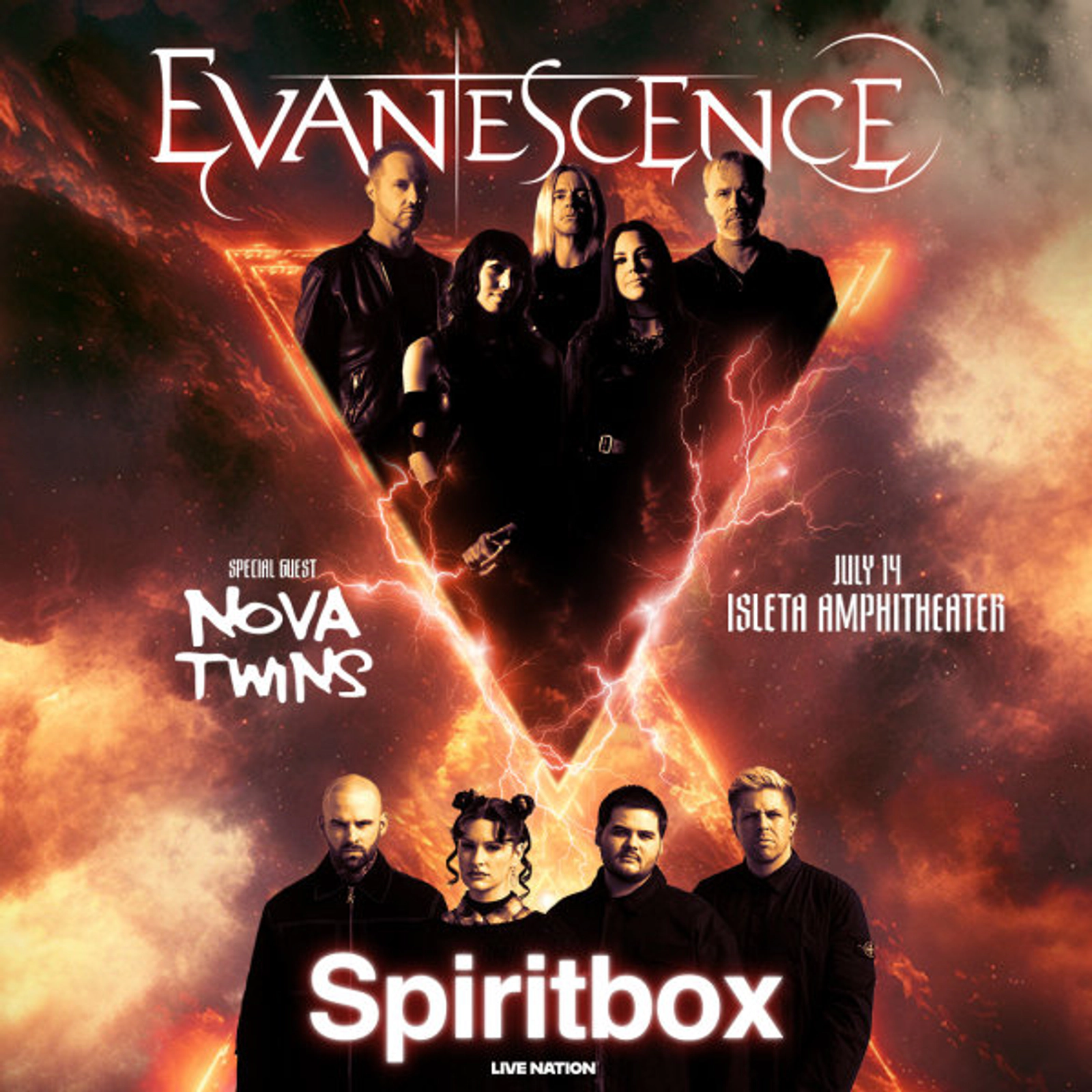 Win TIckets To See Evanescence at Isleta Amphitheater!