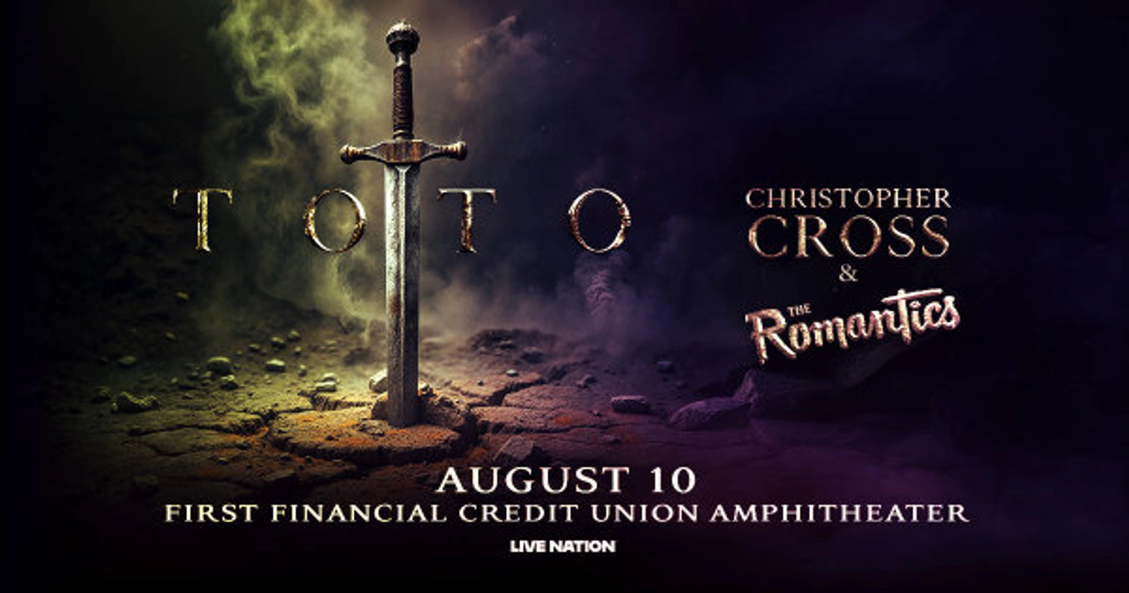 Win Tickets To See TOTO at First Financial Credit Union Amphitheater (Formerly Isleta Amphitheater)!