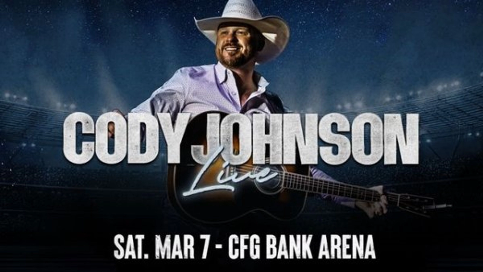 Just Announced:  Cody Johnson Tour!  Register to win tickets!