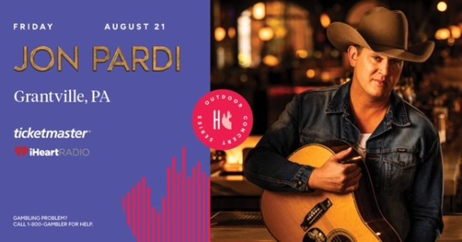 JUST ANNOUNCED: JON PARDI AT HOLLYWOOD CASINO!