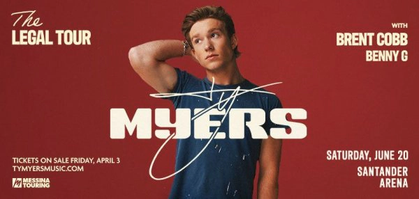 Register to Win Ty Myers Tickets!