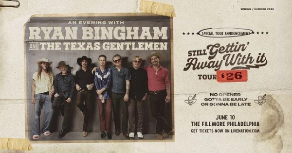 Register to Win Ryan Bingham and The Texas Gentleman Tickets at The Fillmore