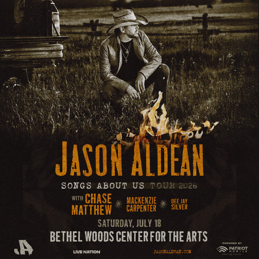 Enter to win tickets to see Jason Aldean at Bethel Woods!