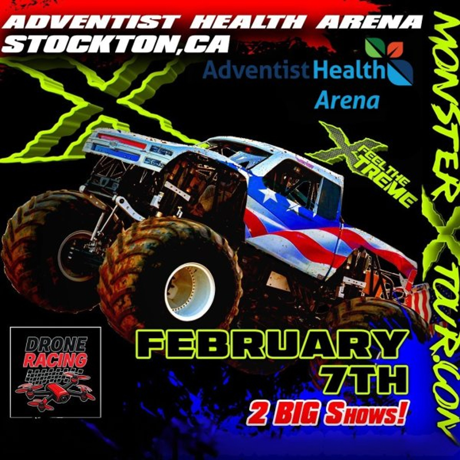 MONSTER X Tour is Coming to the Adventist Health Arena in Stockton Feb. 7th!  Want Tickets?
