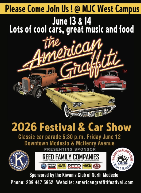 The American Graffiti 2026 Festival & Car Show June 13-14!