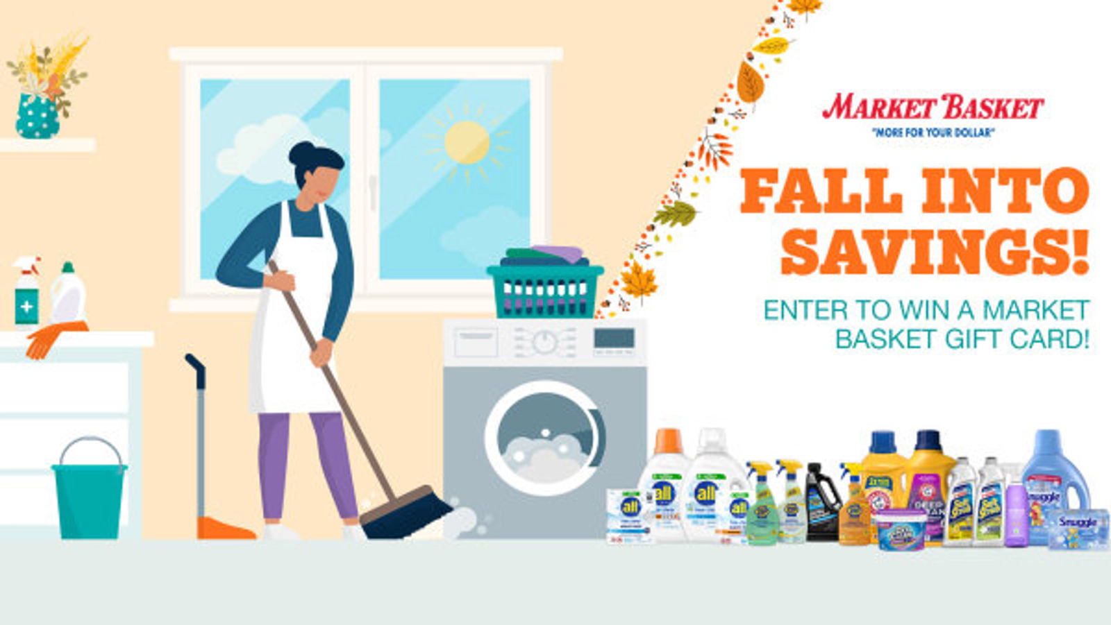 Fall into Cleaning with Market Basket!